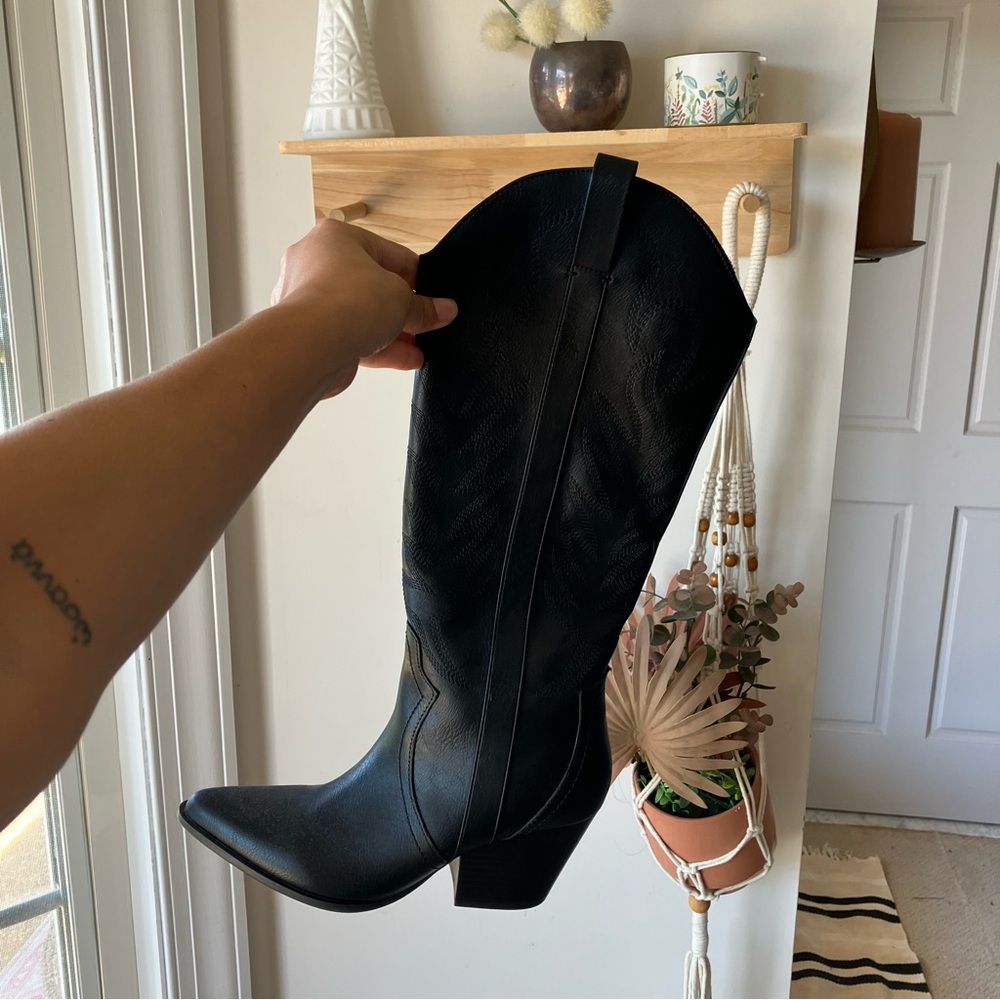 NWOB western knee high boots